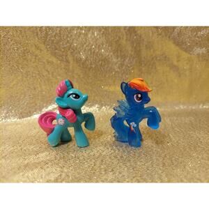 My Little Pony MLP FiM Blind Bag Gardenia Glow & Rainbow Dash Mini Figures